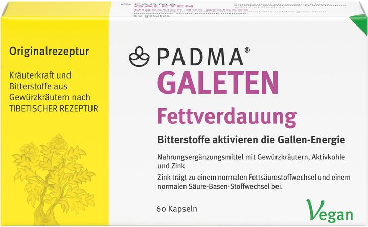 Nutritional values and ingredients Padma Galets (60 Piece, Capsules, 54 g)