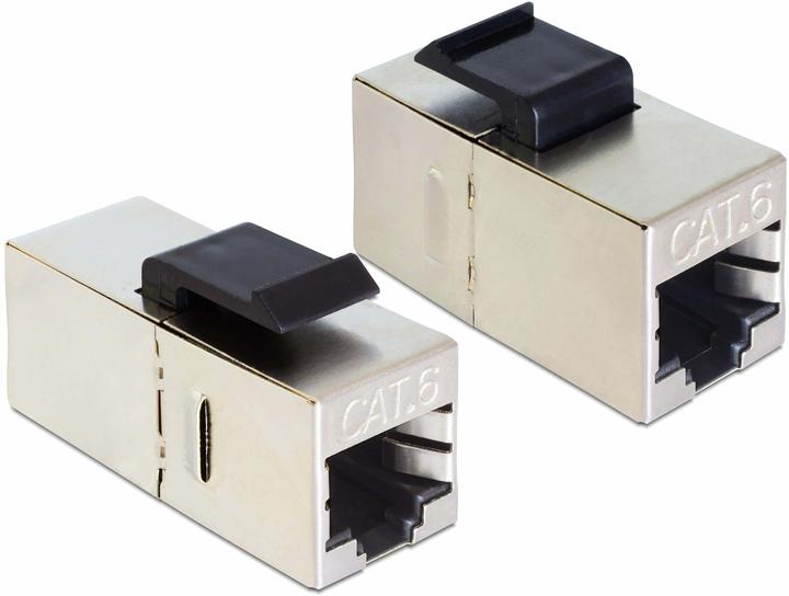 Produktbild Delock Keystone Module RJ45 jack > RJ45 jack Cat.6 compact (Keystone Modul)
