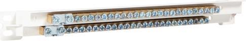 Actual product image Hager HAG UT14A PE/N brass terminal,universalN,2x25 terminals