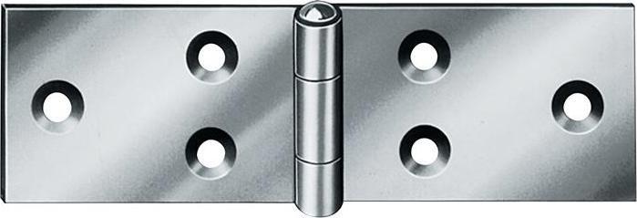 Actual product image Vormann Rolled, wide table band Height 28 mm W.open80 mm Thickness 1.2 mm Steel blue galvanised (20 pcs.)