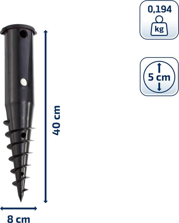 Produktbild Leifheit Bodendübel mit Eindrehstange