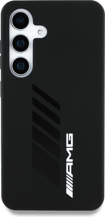 Produktbild Mercedes AMG Oversize Rhombs MagSafe Case for Samsung Galaxy S25 - Black (Samsung Galaxy S25)