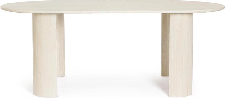 Immagine prodotto Bizzotto Tavolo Orlando natura ovale (210 x 100 x 76 cm)