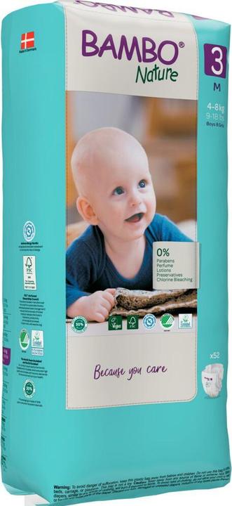 Actual product image Bambo Midi (Size 3, Pack, 52 Piece)