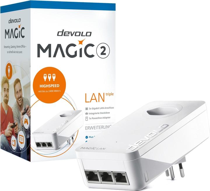 Actual product image Devolo Magic 2 LAN triple (2400 Mbit/s)