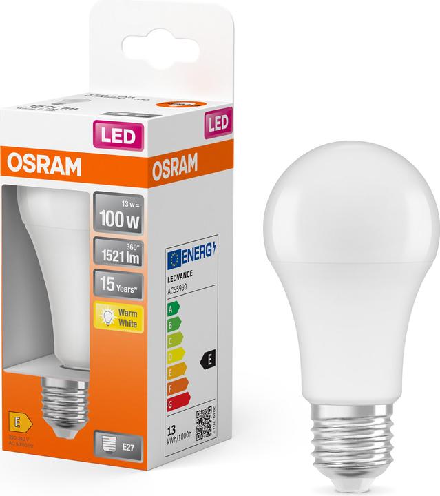 Immagine prodotto Osram LED monocromatico (E27, 14 W, 1521 lm, 1 x, F)