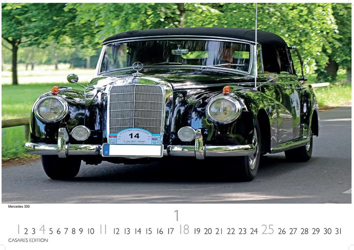 Produktbild Mercedes Classic Cars 2026 S 24x35cm (24 x 35 cm, Deutsch)