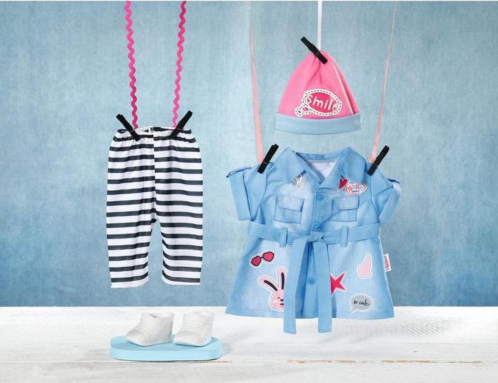 Actual product image Zapf Creation Zapf 835258 BABY born Deluxe Jeans Dress 43cm