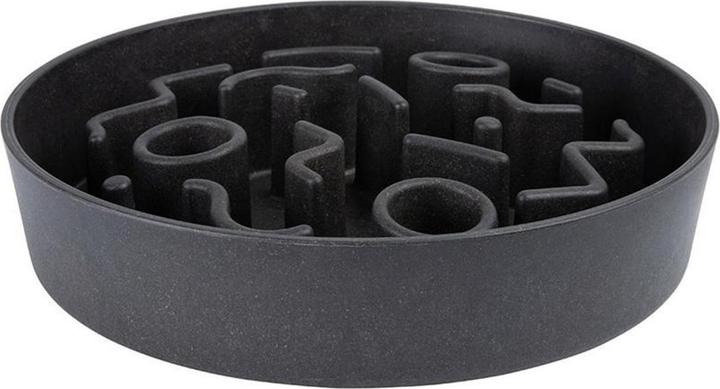 District 70 Alimentatore lento per cani in bambù Ø 28 cm, grigio scuro (2.50 l)