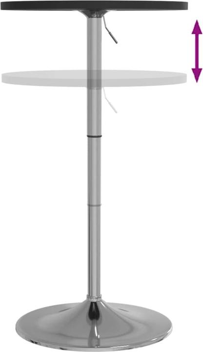 Produktbild VidaXL Bartisch 50 x 50 x 90 cm Verchromter (50 x 50 x 90 cm)