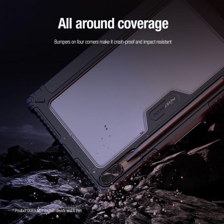 Produktbild Nillkin Bumper Leather Case Pro Hülle für Samsung Galaxy Tab S9 – Schwarz (Galaxy Tab S9)