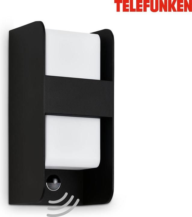 Immagine prodotto Telefunken Luce da esterno, sensore, nero, 1xE27 max. 12W escl. (E27)
