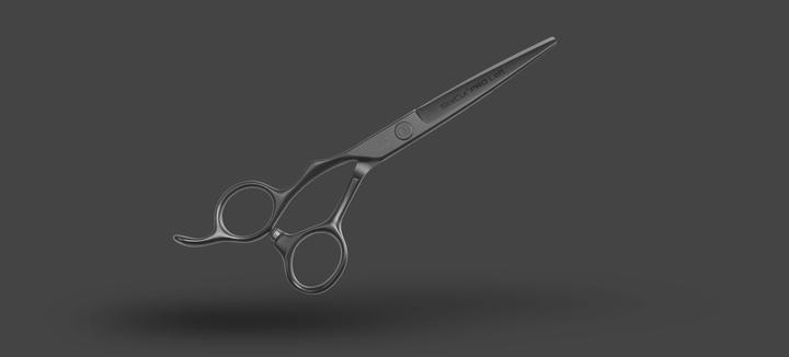 Produktbild Olivia Garden Silkcut PRO 5,75" LH Haarschneideschere Matt Black (14.61 cm)