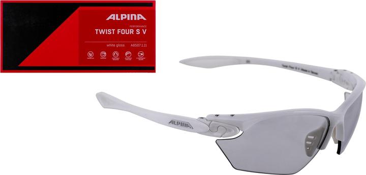 Image du produit ALPINA SPORTS Twist Four S VL+ (Blanc, Noir)