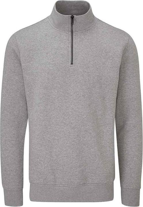 Sweatshirt mit kurzem Reissverschluss (XXL)