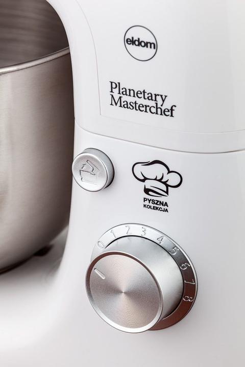 Image du produit Eldom Wrk1200 Planet Stand Mixer 800w White (800 W)