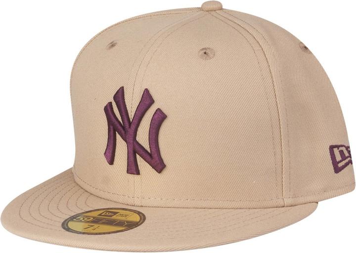 Actual product image New Era 59Fifty Fitted Cap - MLB New York Yankees beige (7 3/4)