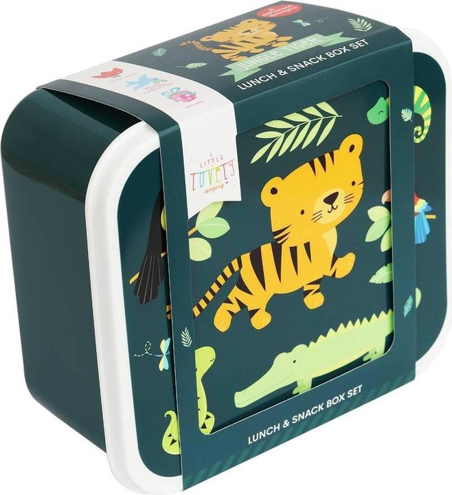 Immagine prodotto A Little Lovely Company Scatola pranzo e snack Jungle Tiger SBSEJT20