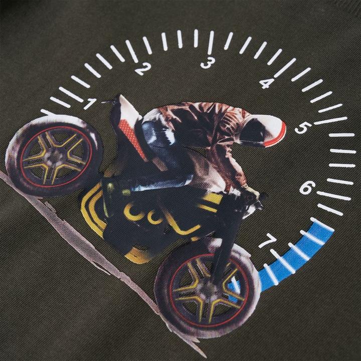 Image du produit VidaXL T-shirt manches longues enfant kaki 92,Composition : 100 % coton,Couleur (92)