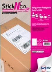 Image du produit Avery Etiquette intégrée Stick'NGo