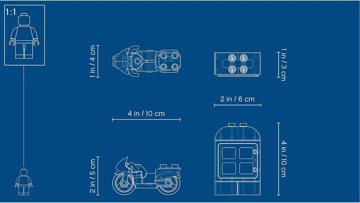 Produktbild LEGO DUPLO Polizeimotorrad (10900)