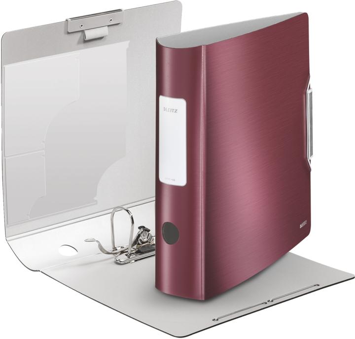 Produktbild Leitz Ordner Active Style, 180 Grad, 80 mm, farbig sortiert DIN A4, runder Rücken, aus PP, gebürstet (A4, 80 mm, 1 Stück)