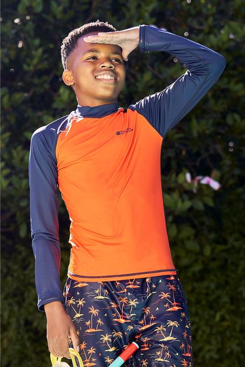 Actual product image Mountain Warehouse Childrens/Kids Long-Sleeved Rash Top (152)