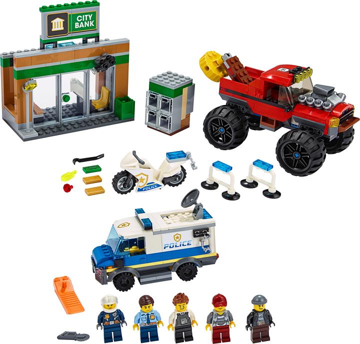 Actual product image LEGO Robbery with the monster truck (60245, LEGO City)