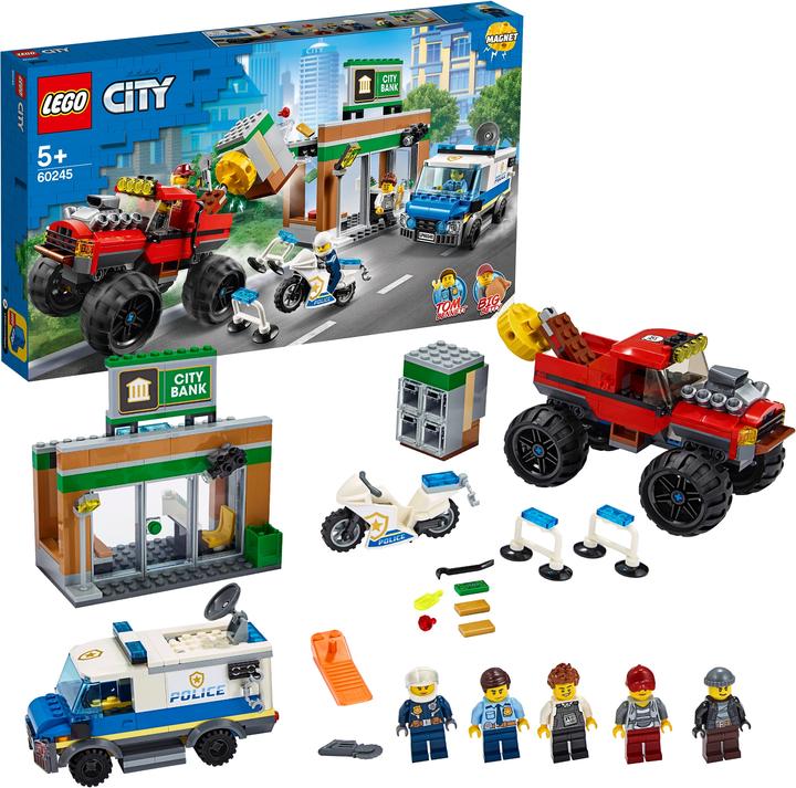Actual product image LEGO Robbery with the monster truck (60245, LEGO City)