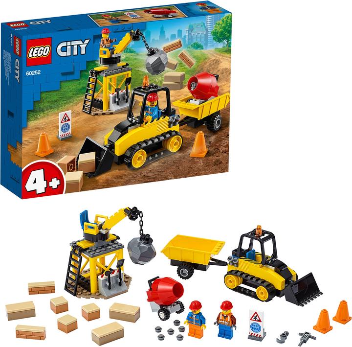 Actual product image LEGO Excavator on the construction site (60252, LEGO City)