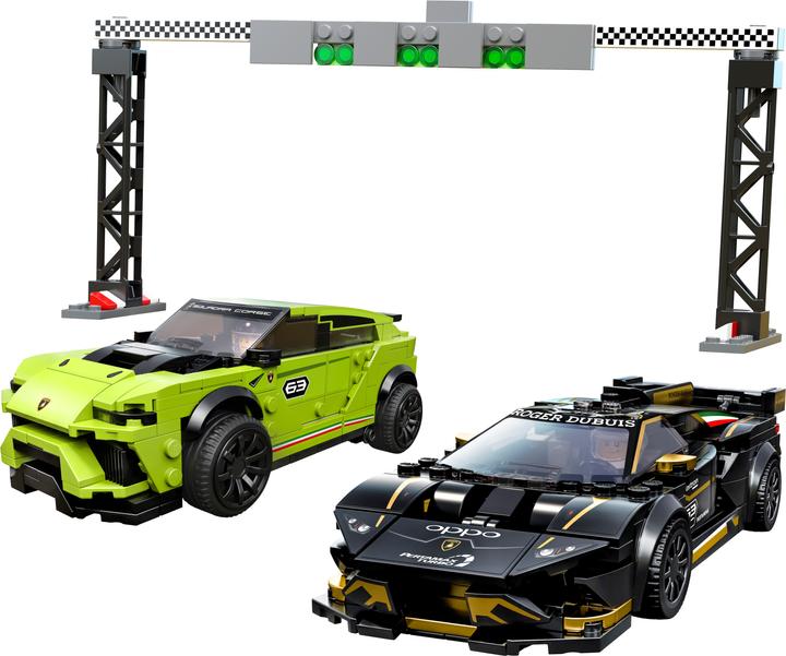 Actual product image LEGO Lamborghini Urus ST-X & Lamborghini Huracán Super Trofeo EVO (76899, LEGO Speed Champions)