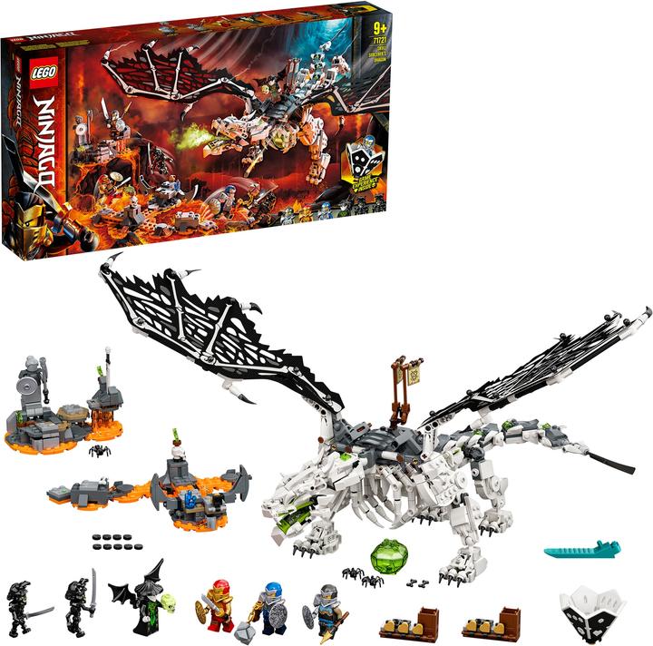 Actual product image LEGO Dragon of the Skull Mage (71721, LEGO Ninjago)