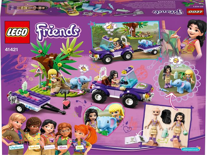 Actual product image LEGO Rescue of the baby elephant with transporter (41421, LEGO Friends)