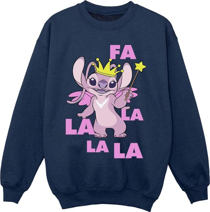 Disney Lilo & Stitch Angel Fa La La Sweatshirt Mädchen