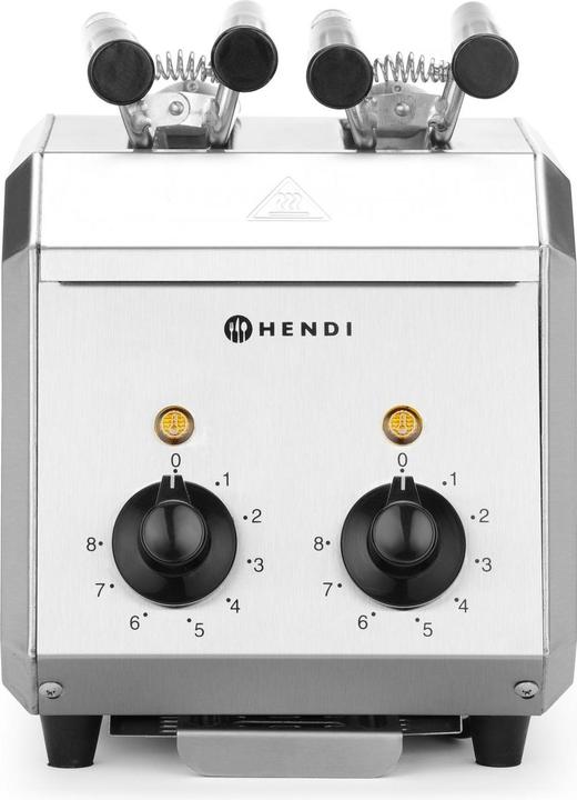 Immagine prodotto Hendi Tostapane per panini in acciaio inox 2 pezzi 230V 12
