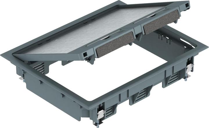 Produktbild OBO Bettermann GES6 U 7011 Geräteeinsatz f.Kanalmontage 273x220x61 PA 7405308