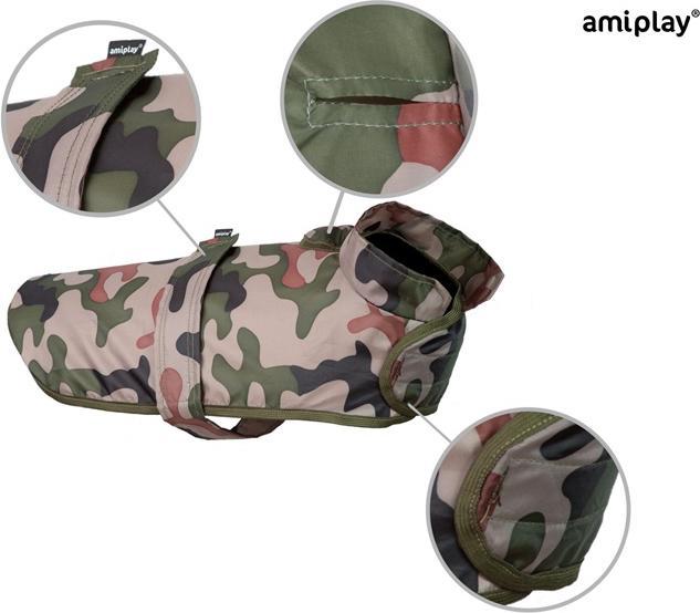 Immagine prodotto amiplay Impermeabile Bristol Yorkshire 27cm Camo (Cappotto per cani)