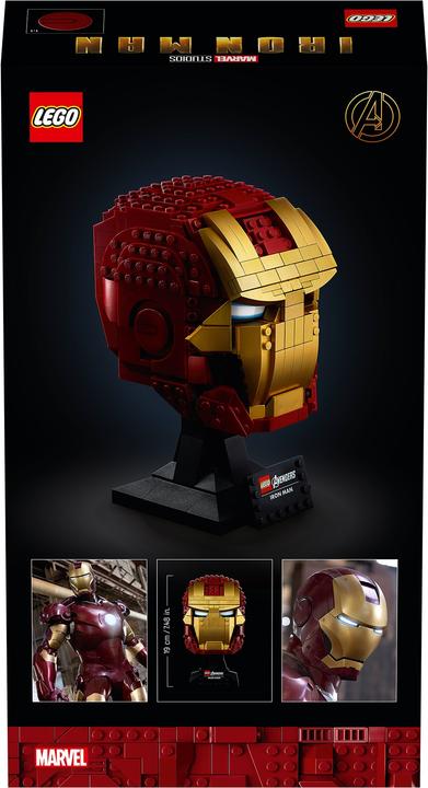 Actual product image LEGO Iron Man's helmet (76165, LEGO Marvel)