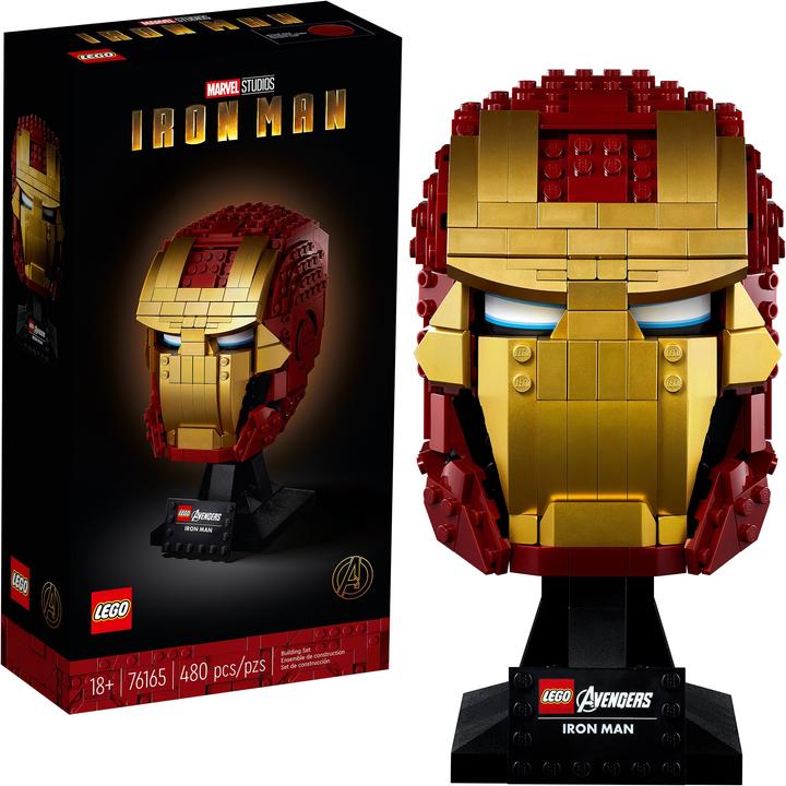 Actual product image LEGO Iron Man's helmet (76165, LEGO Marvel)