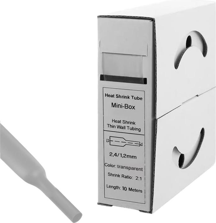 Produktbild Offgridtec Schrumpfschlauch transparent 2,4mm > 1,2mm
