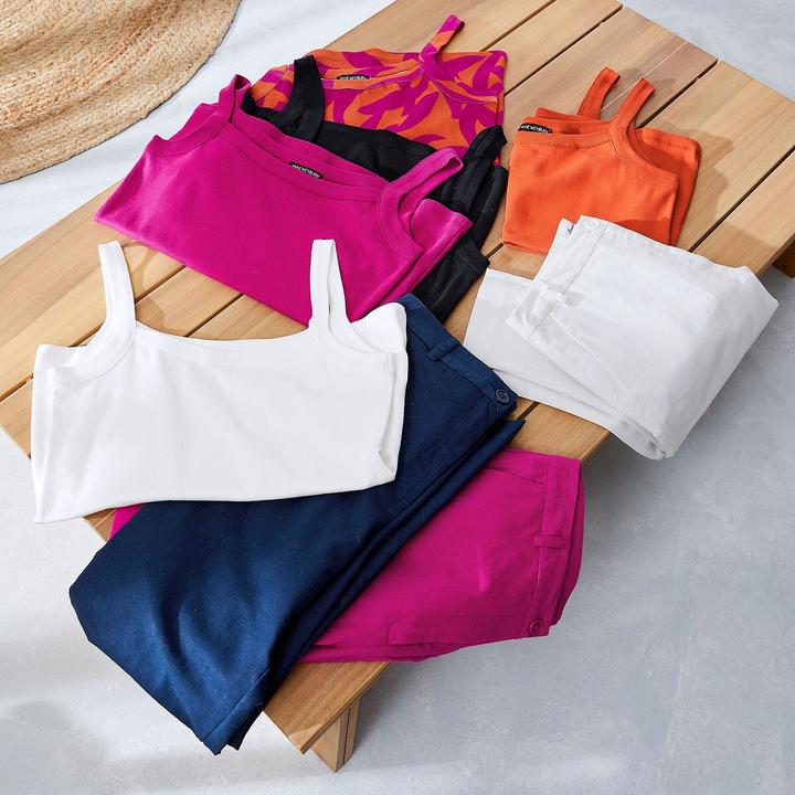 Immagine prodotto Anne Weyburn Pantaloni 7/8 in lino/cotone (42)