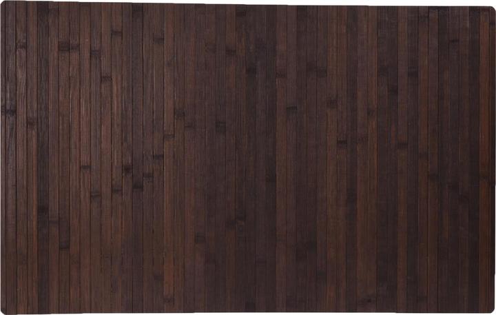 Natura Punto Tappetino in bambù, marrone scuro, 50 x 80 cm (50 x 80 cm)