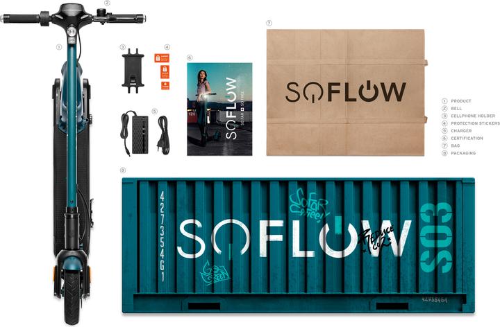 Produktbild SoFlow SO3 Pro (20 km/h, 35 km, 350 W)