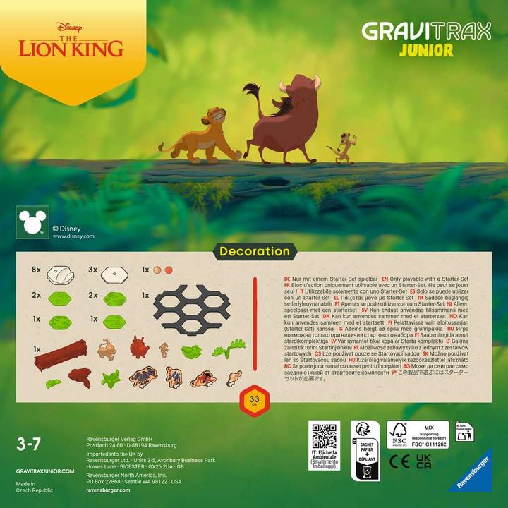 Image du produit Ravensburger GraviTrax GraviTrax Junior Extension Disney Lion King