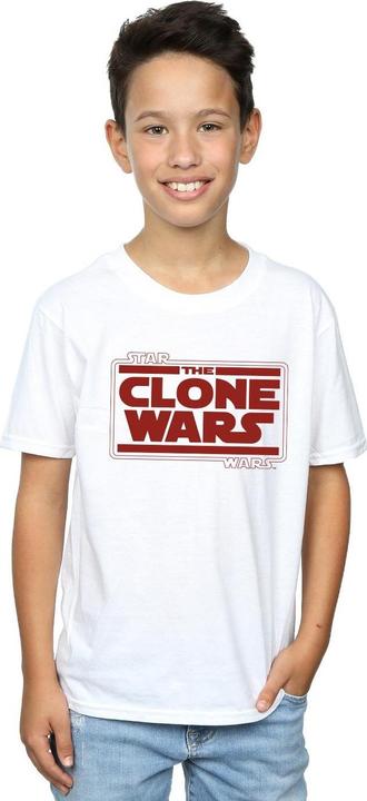 Immagine prodotto Star Wars Clone Wars Logo Maglietta Ragazzi (104)