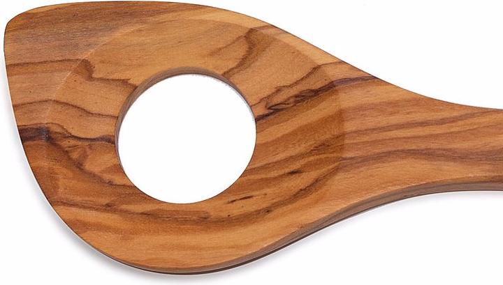Produktbild Natura Punto Lochkelle mit Spitze, Küchenhelfer, 30 cm, Olivenholz