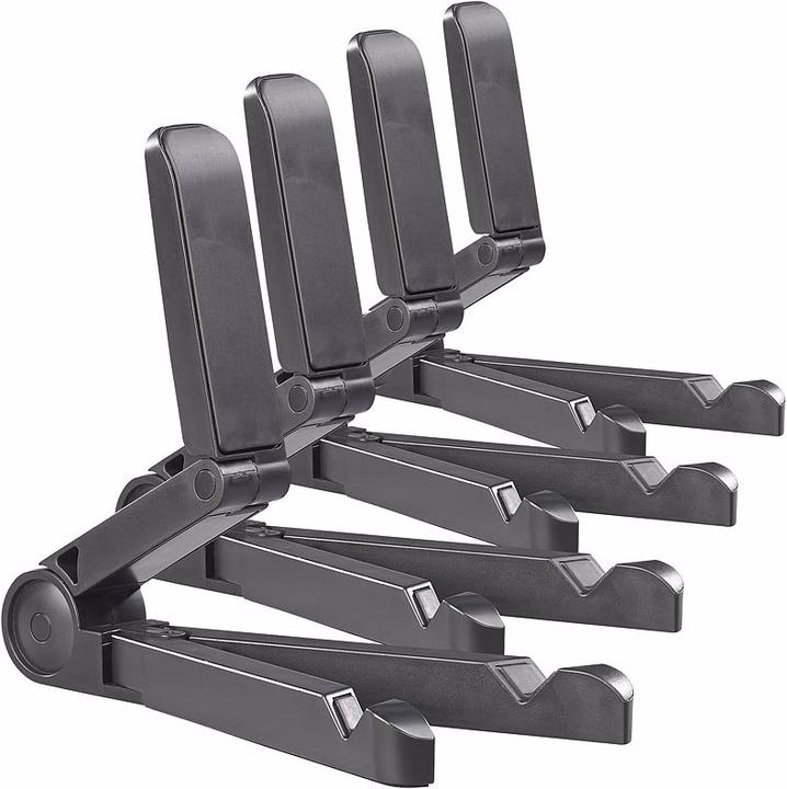 Image du produit Pearl Lot de 4 supports de tablette pliables pour iPad, tablette PC, lecteur de livre électronique