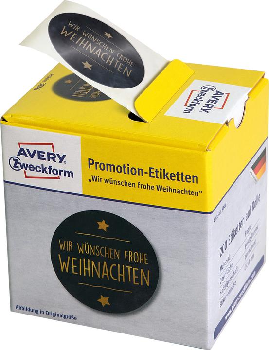 Produktbild Avery Promotion Aufkleber Weihnachten