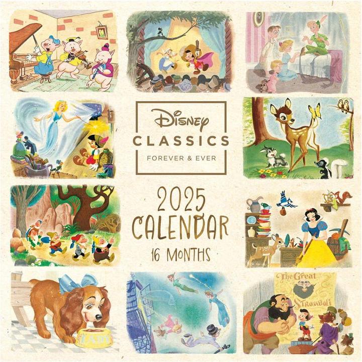 Produktbild Disney Classics 2025 30X30 Broschürenkalender (30 x 30 cm, Deutsch)