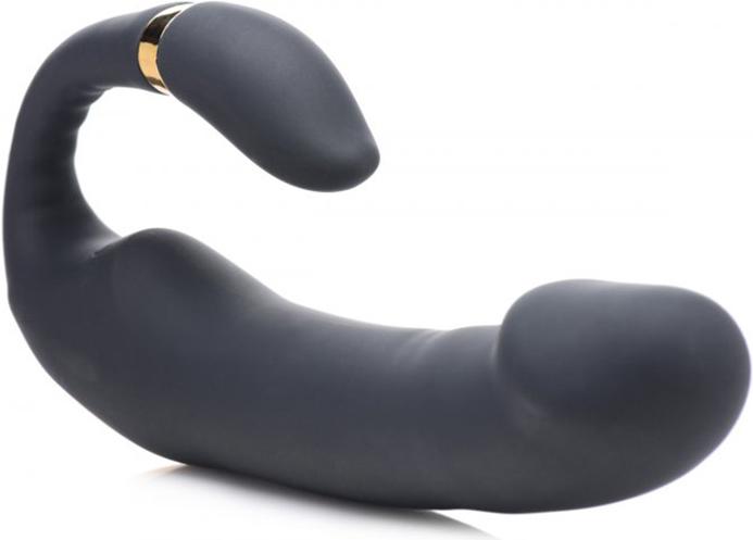 Actual product image Shots 10X Pleasure Silicone Vibrator with Clit Stimulator